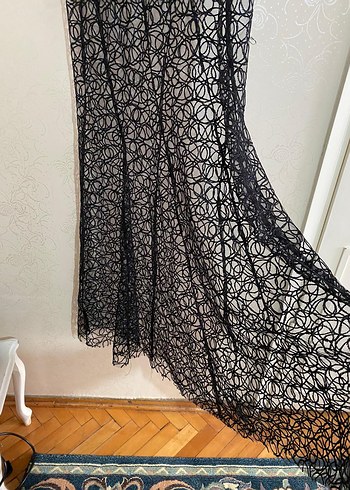 Düğmeli Siyah elbise ustü - Görsel 2