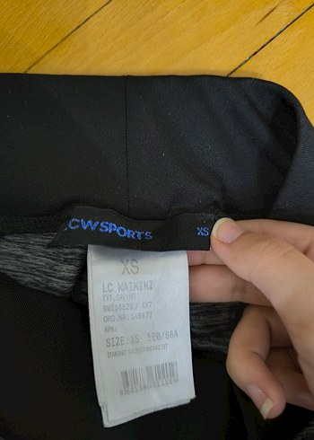 Gri Elastik Kadın Spor Tayt - Görsel 3