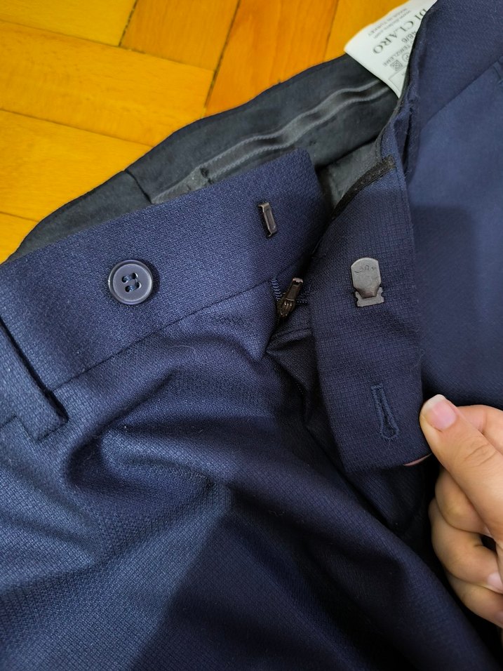 Regular Fit Siyah Erkek Pantolon - Görsel 4