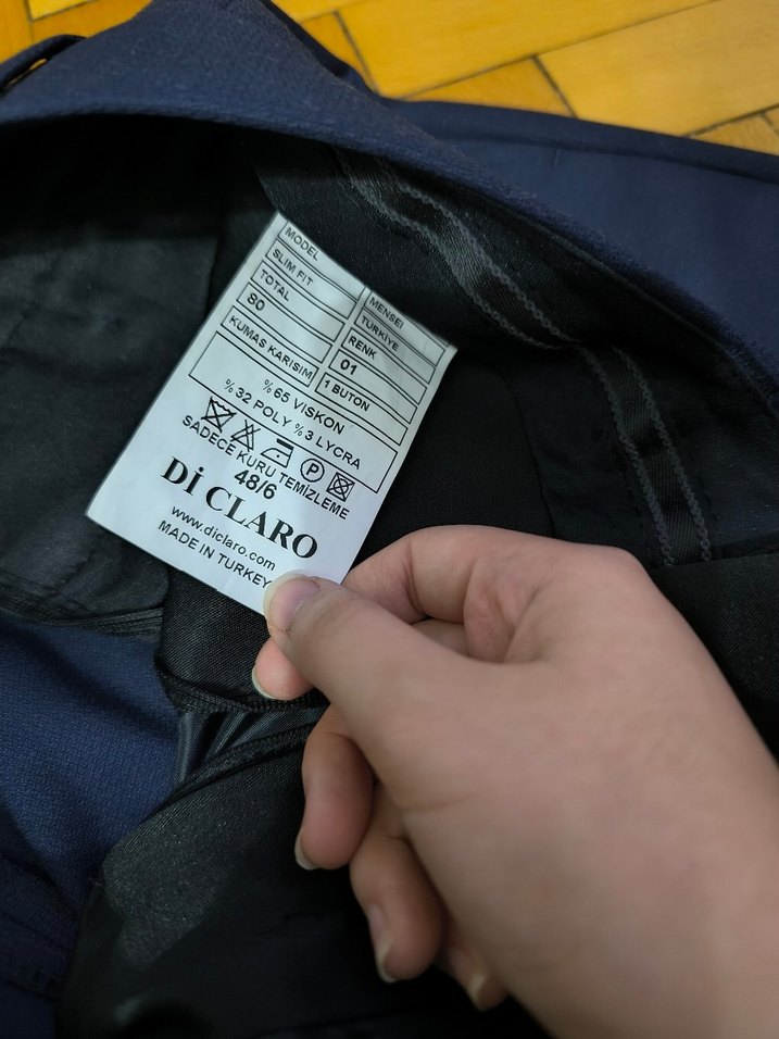 Regular Fit Siyah Erkek Pantolon - Görsel 5