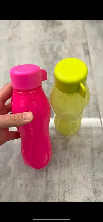 İkili tupperware su şişesi