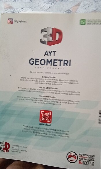  Beden Renk 3d ayt geometri 
