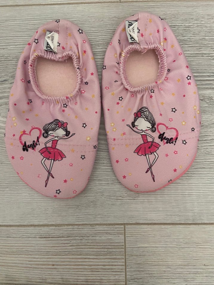 Pembe Baskılı Kız Çocuk Deniz Ayakkabı - Görsel 3