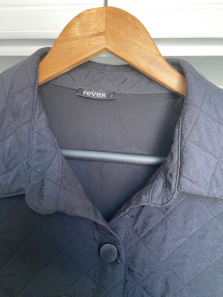 Siyah Kadın Uzun Kollu Baskılı Gömlek - Görsel 3