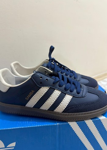 38 Beden Kadın Lacivert Adidas Samba Spor Ayakkabı