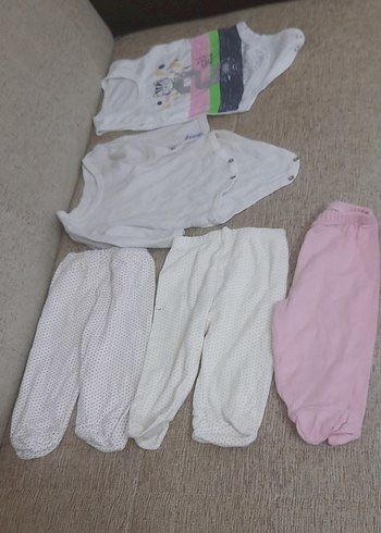 Nakışlı Pamuklu Bebek Uyku Kıyafetleri Seti - Görsel 3