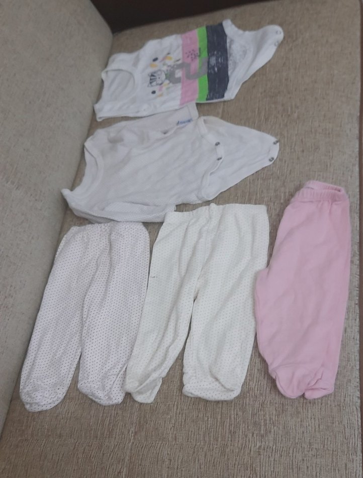 Nakışlı Pamuklu Bebek Uyku Kıyafetleri Seti - Görsel 3