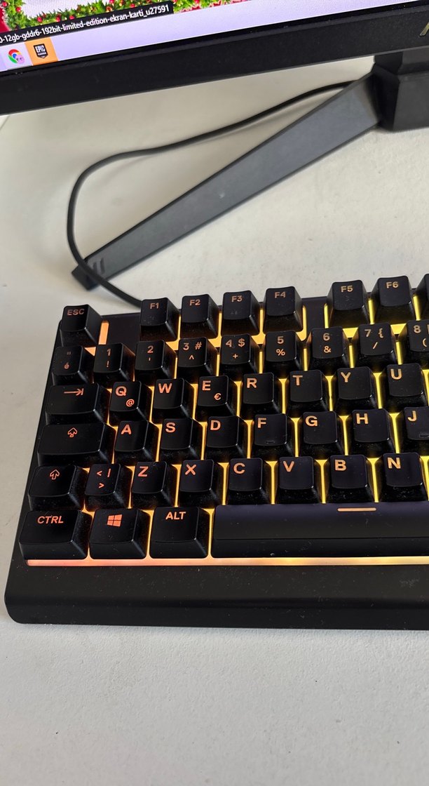 SteelSeries Apex 3 TKL Siyah RGB Aydınlatmalı Gaming Klavye - Görsel 3