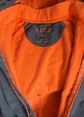 Gri Erkek Bebek Polar Tulum - Görsel 3