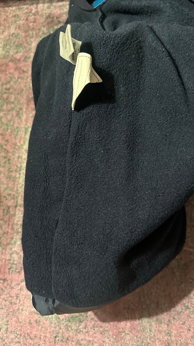 Koyu Mavi Çizgili Bebek Kayak Tulumu - Görsel 3