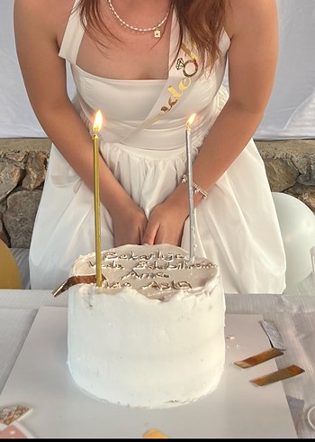 Diğer Boyundan bağlamalı mini balon elbise