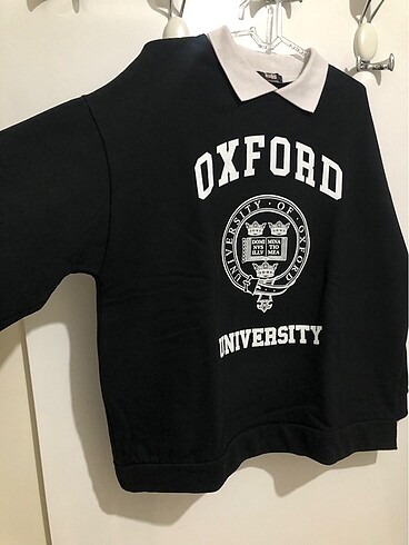 xl Beden Oxford şardonlu sweat