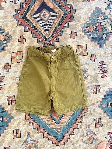 24-36 Ay Beden haki Renk Erkek çocuk kısa pantolon