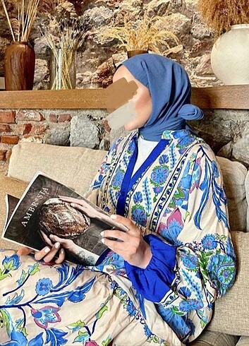 Diğer L beden çiçekli elbise