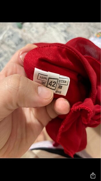 42 Beden bordo Renk Elbise