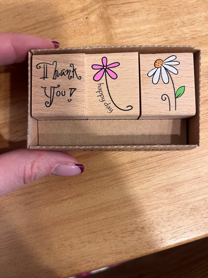 Pastel Renkli Ahşap Damga Seti - Görsel 2