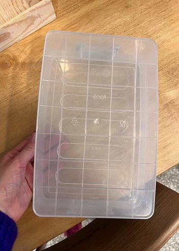 Bej Renkli Şeffaf Saklama Kabı - Görsel 3