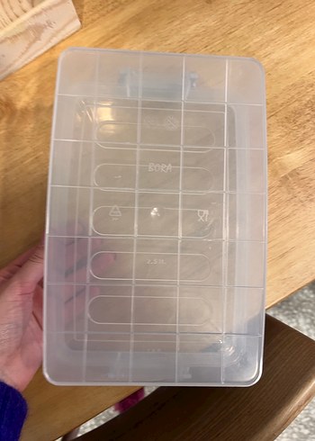 Bej Renkli Şeffaf Saklama Kabı - Görsel 2