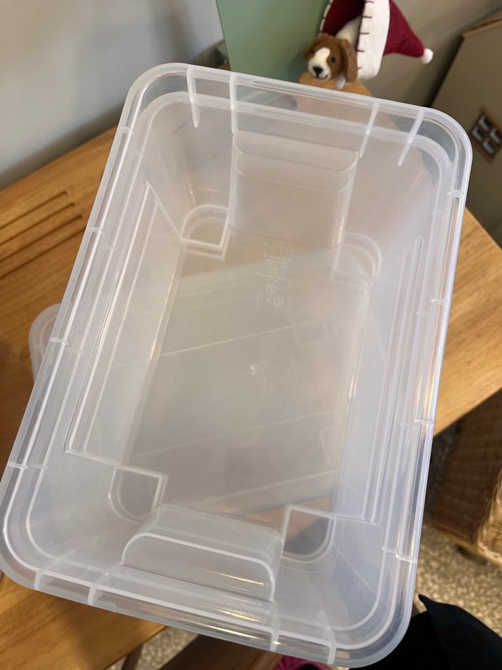 Bej Plastik Saklama Kabı Seti 3Lü - Görsel 3