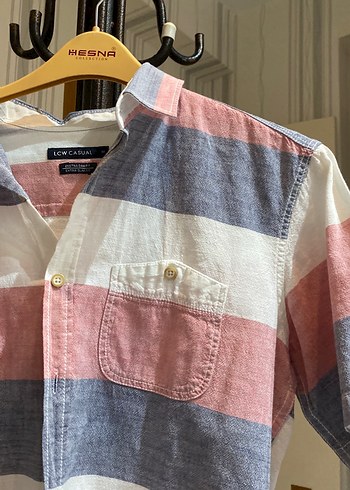 Erkek Çok Renkli Kısa Kollu Gömlek - Görsel 2