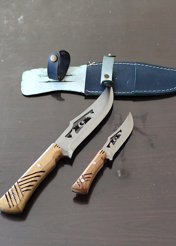 Beden avcı bıçağı,babalı oğullu Sivas yapımı çelik bıçak