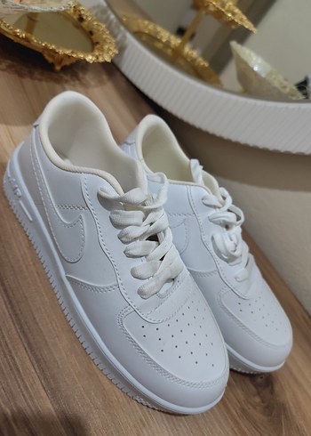 Beyaz Minimalist Kadın erkek Spor Ayakkabı - Görsel 5