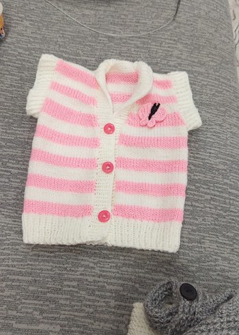 bebek Çocuk  Örgü Yelek ve tulumlar - Görsel 6
