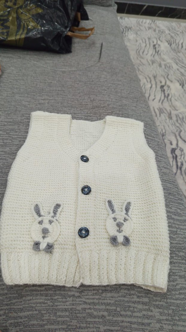 bebek Çocuk  Örgü Yelek ve tulumlar - Görsel 3