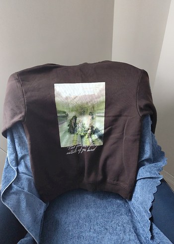 hm erkek sweatshirt 1 kere yıkandı - Görsel 2