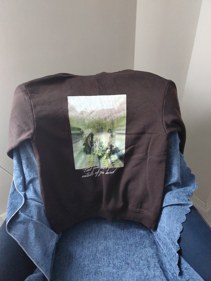 hm erkek sweatshirt 1 kere yıkandı - Görsel 2