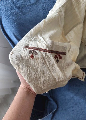 Bej Erkek PULL&BEAR gomlek - Görsel 2