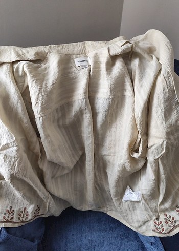 Bej Erkek PULL&BEAR gomlek - Görsel 4