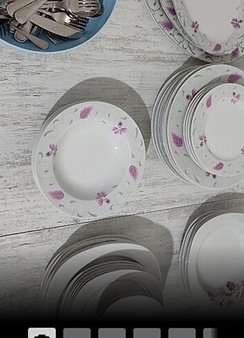 Beden beyaz Renk Yemek takımı ve kaşık çatal bıçak takımı
