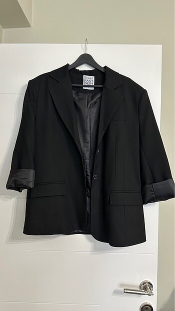 Siyah blazer ceket