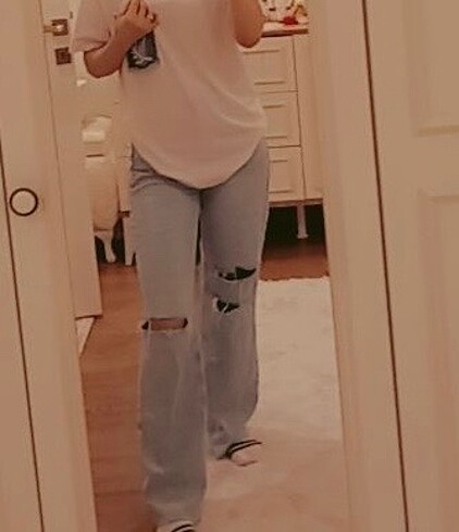 Defacto Yırtmaçlı kot pantalon