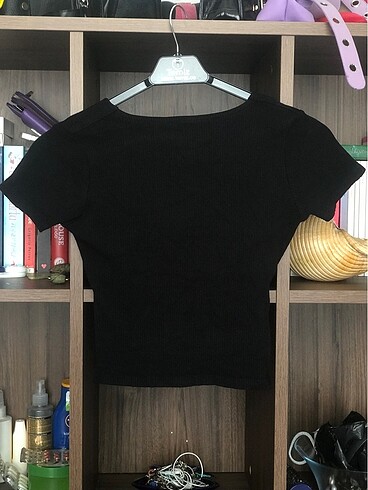 m Beden Siyah Crop