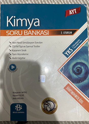 AYT Kimya Soru Bankası - Bilgi Sarmal