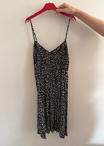 LC Waikiki Kadın Siyah Midi Strappy Elbise