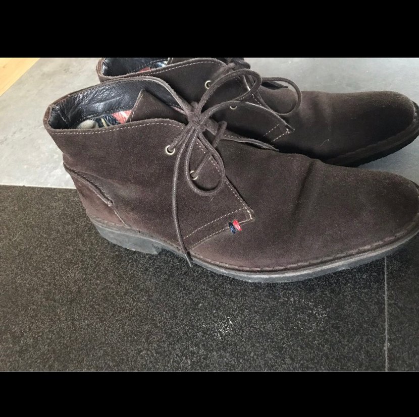 Tommy,Kahverengi Süet  Erkek Bot - Görsel 3