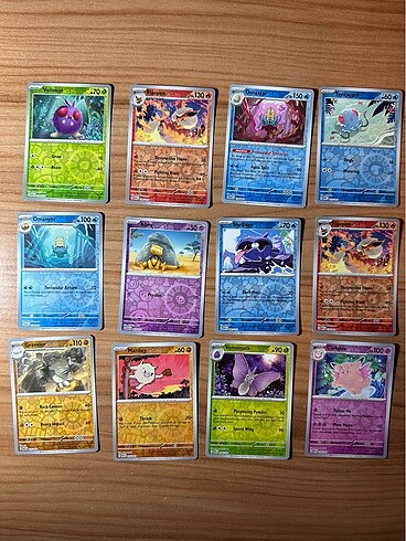 Beden Pokemon 151 Reverse Holo Kartlar