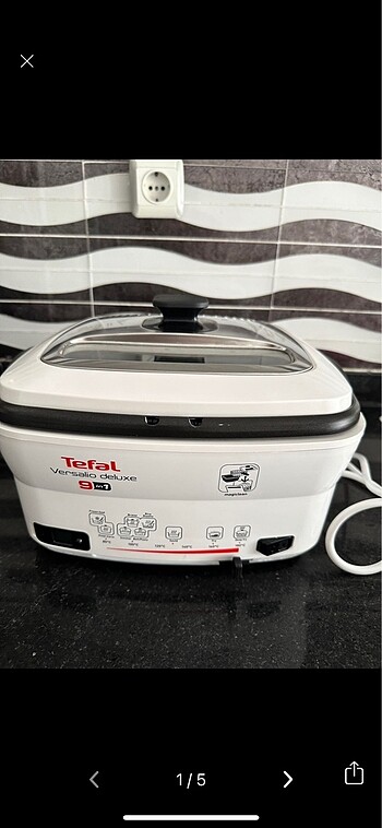 Tefal fritöz sadece bir defa kullanıldı