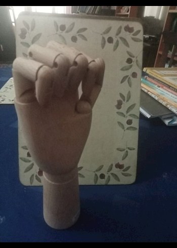 Ahşap Hareketli Parmaklı El Figürü - Görsel 6