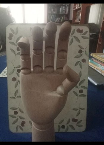 Ahşap Hareketli Parmaklı El Figürü - Görsel 2