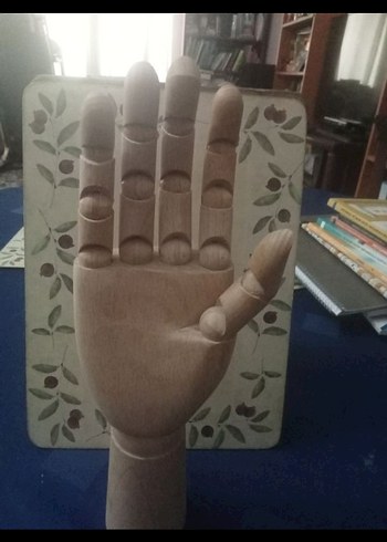 Ahşap Hareketli Parmaklı El Figürü - Görsel 4
