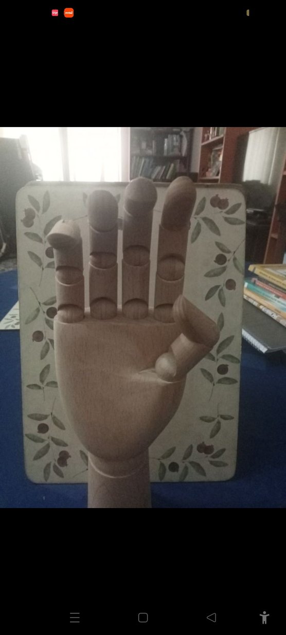 Ahşap Hareketli Parmaklı El Figürü - Görsel 2