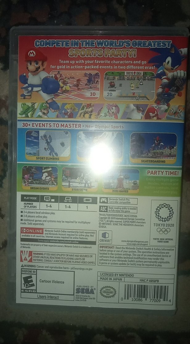 Mario & Sonic Tokyo 2020 Olimpiyat Oyunları Switch - Görsel 2