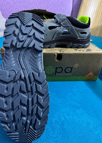 Gri Erkek Outdoor Sandalet Velcro Bantlı - Görsel 2