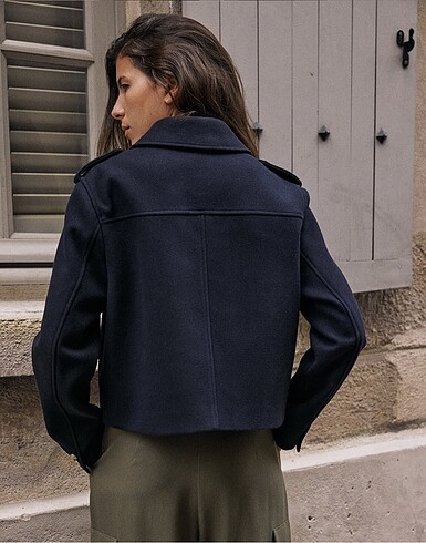 Zara Zara Lacivert Ceket