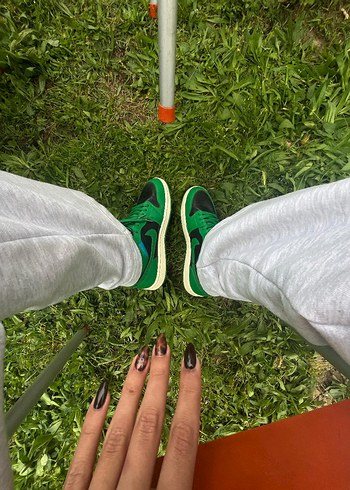 40 Beden yeşil Renk Air Jordan yeşil ayakkabı unisex