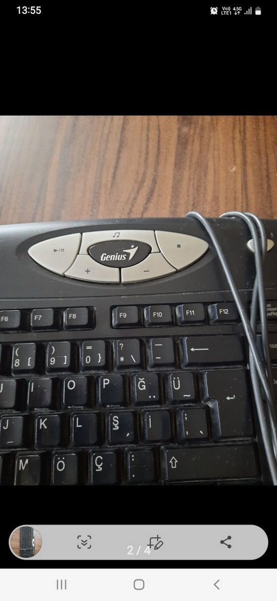 Kablolu Siyah Q Klavye - Görsel 2